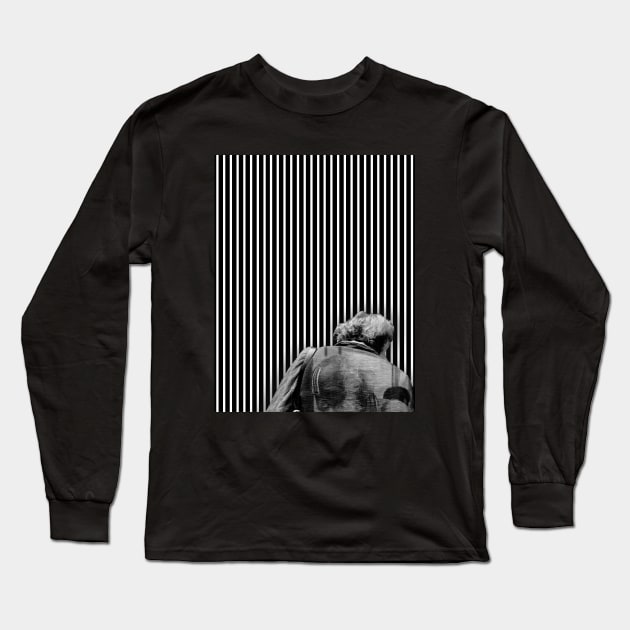 Barcode stripe Long Sleeve T-Shirt by ROCOCO DESIGNS